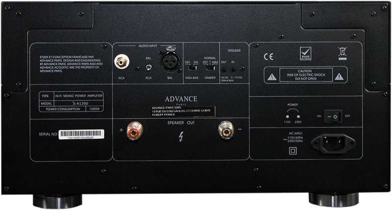 Усилитель мощности Advance Acoustic X-A1200 артикул 254520Si-1 фото 4