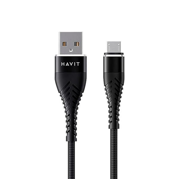 USB кабель HAVIT CB706 USB-A - Micro USB BK 1m артикул 330578Si-1 в интернет-магазине «HiFiRussia»