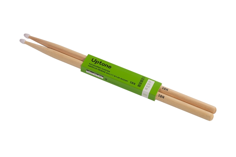 Барабанные палочки UPTONE American Premium Quality Nylon Hickory 5BN Natural артикул 275572Si-1