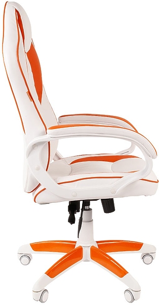 Кресло игровое Chairman game 16 00-07030051 White/Orange артикул 269949Si-1 фото 4