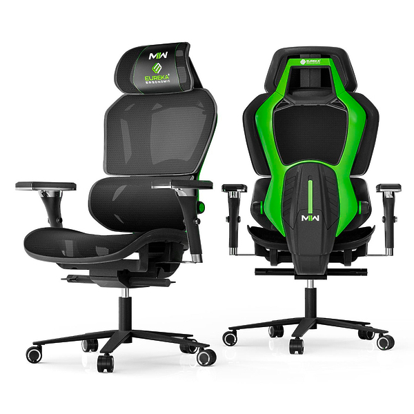 Игровое кресло EUREKA TYPHON Call of Duty артикул 296324Si-1 фото 4