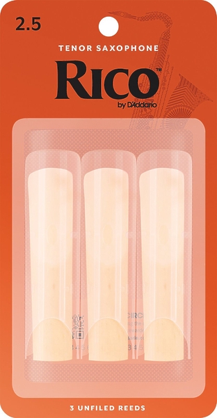 Трости D'Addario WOODWINDS RKA0325 RICO 3 PACK, TENOR SAX 2.5 3 шт. артикул 274034Si-1