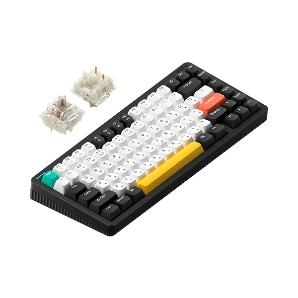 Беспроводная механическая клавиатура Nuphy Halo75 Baby Raccoon Switch Black артикул 296747Si-1