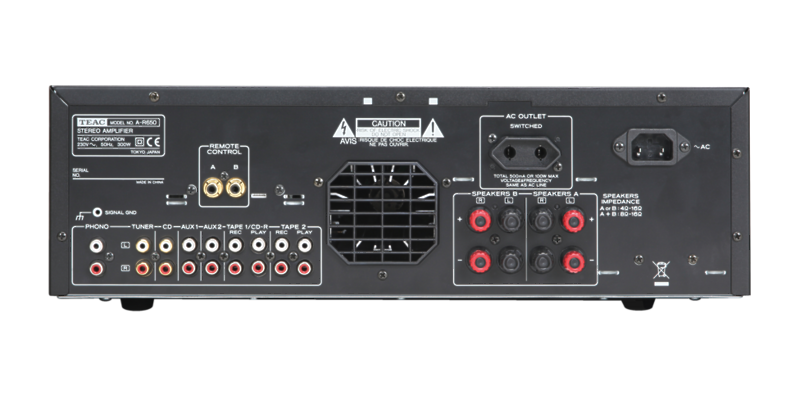Стереоусилитель Teac A-R650 MKII black артикул 102437Si-1 фото 4
