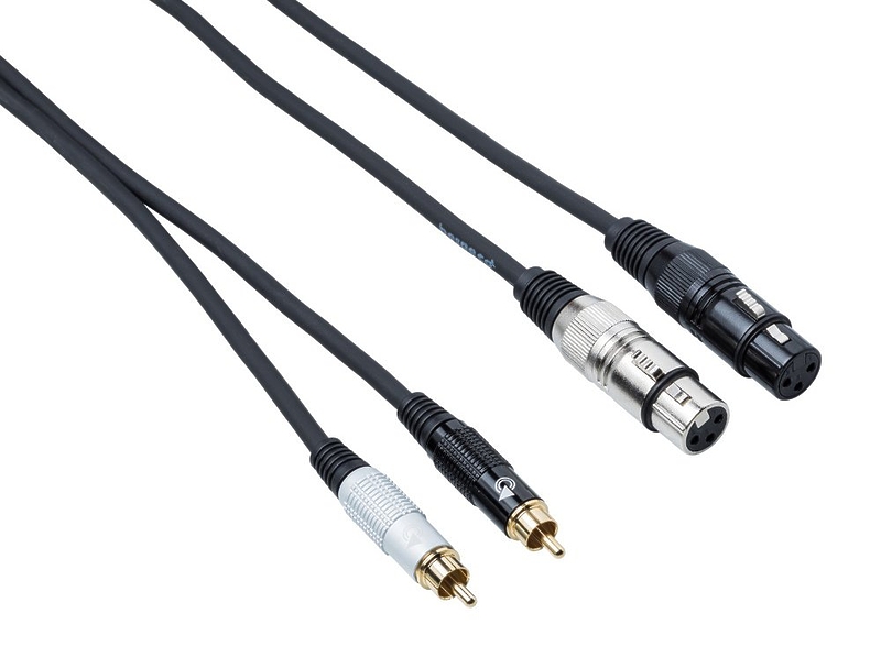 Кабель межблочный 2XLR-2RCA Bespeco EAY2F2R500 5 m артикул 257211Si-1