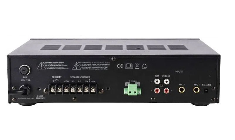 Усилитель мощности трансляционный Pearlier PA-30MBT артикул 323526Si-1 фото 4