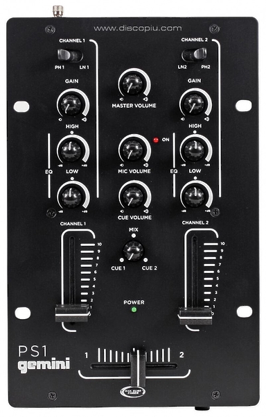 Микшер Gemini PS1 DJ артикул 127002Si-1 фото 3