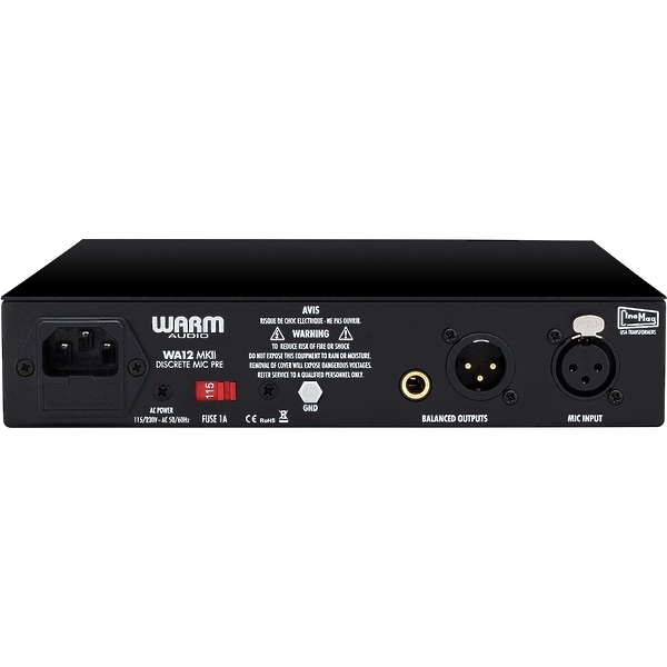 Микрофонный предусилитель Warm Audio WA12 MKII Black артикул 235204Si-1 фото 4