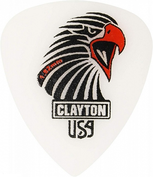 Медиаторы CLAYTON SART152/12 - 1.52 mm ACETAL SHARP широкие 12 шт артикул 290635Si-1