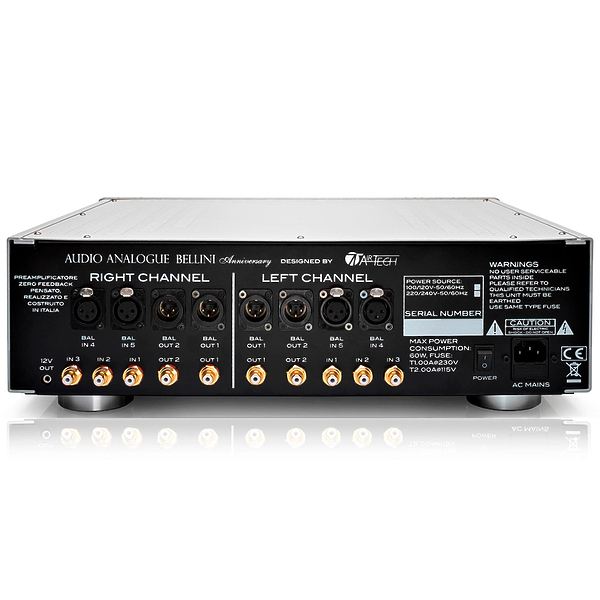 Предварительный усилитель Audio Analogue Bellini Anniversary Silver артикул 292074Si-1 фото 5