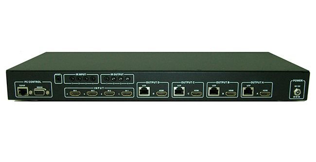 HDMI матрица Dr.HD 4x4 с удлинением по UTP / Dr.HD MA 444 FBT 100 артикул 143229Si-1 фото 3