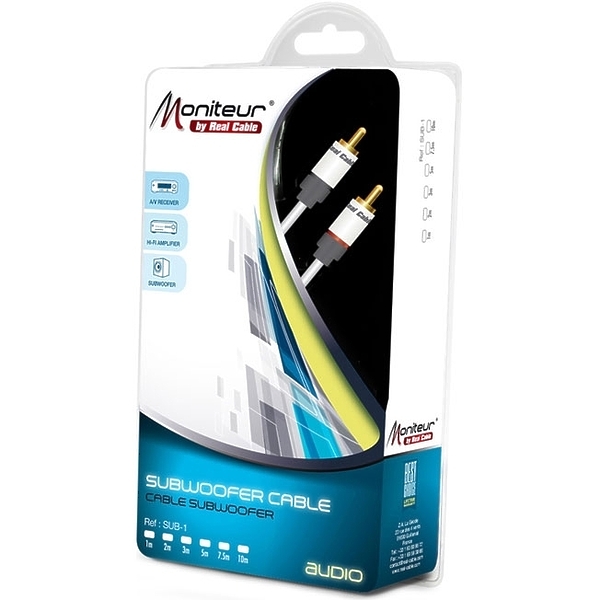 Кабель для сабвуфера Real Cable SUB-1, 5.0m артикул 102757Si-1