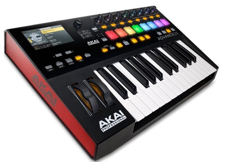 Миди-клавиатура AKAI PRO ADVANCE 25 артикул 144540Si-1