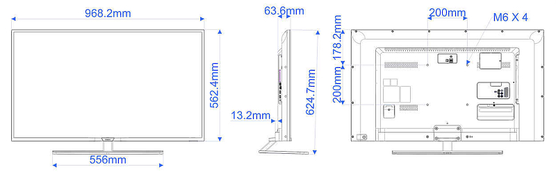 LED телевизор Philips 43HFL5011T/12 артикул 189693Si-1 фото 3