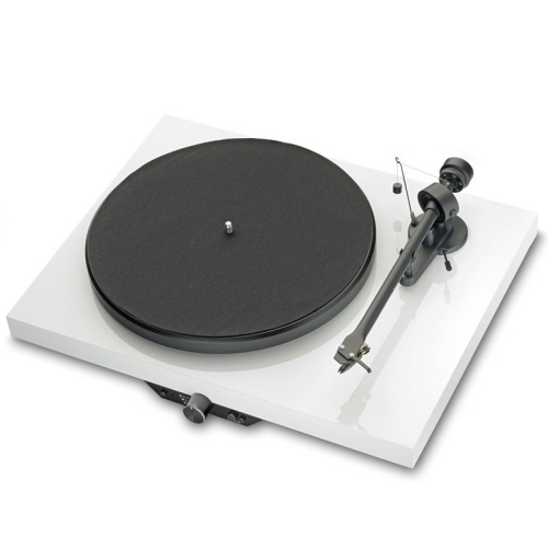 Проигрыватель винила Pro-Ject Juke Box (Ortofon OM5e) piano white артикул 387571FV-1
