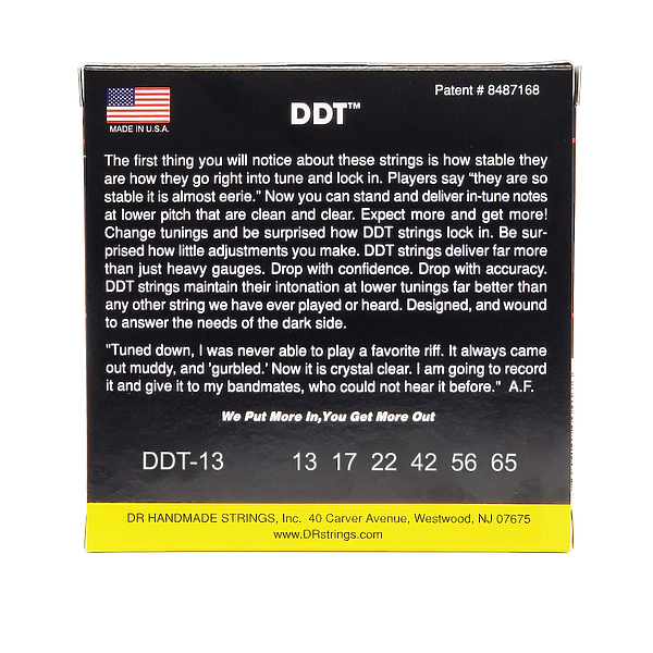Струны для электрогитары DR DDT-13 артикул 333000Si-1 фото 3