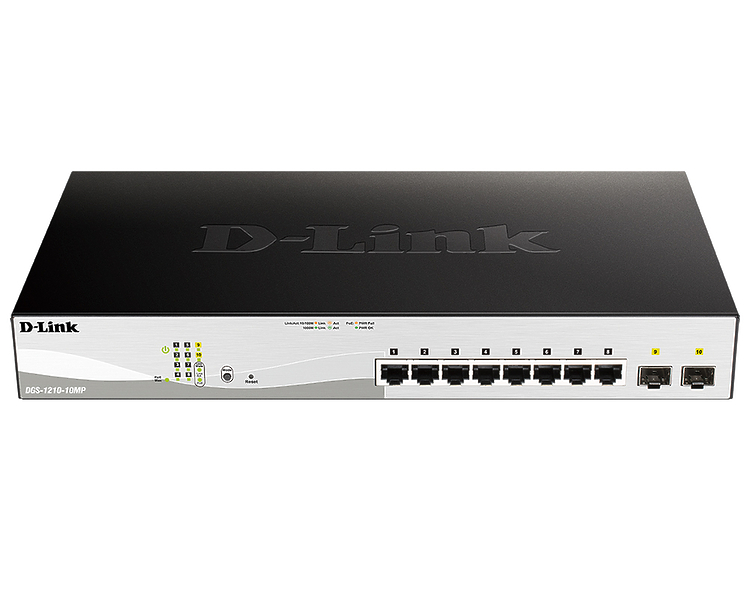 Коммутатор D-Link DGS-1210-10MP/FL1A артикул 303474Si-1