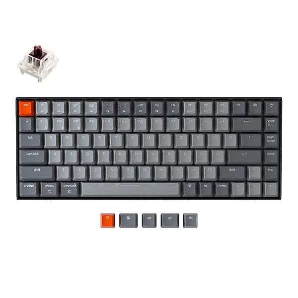 Беспроводная механическая клавиатура Keychron K2, RGB, Gateron Brown Switch артикул 318956Si-1