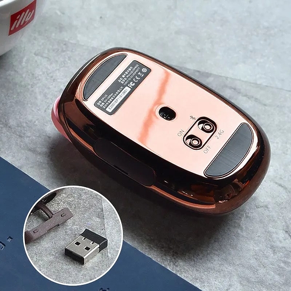 Беспроводная мышь LOFREE EP115 Wavy Chips Rose Gold артикул 330597Si-1 фото 9