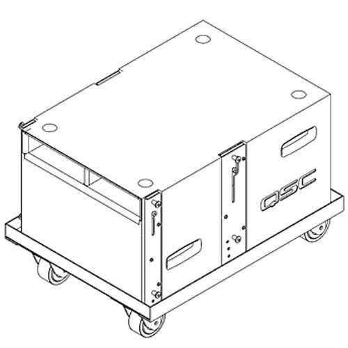 Кейс QSC CP212-3 Паллета с защитой для траспортировки 3x WL212sw или 2х GP212sw артикул 125568Si-1