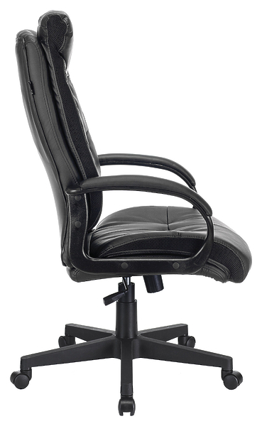 Кресло Бюрократ CH-824B/LBLACK (Office chair CH-824 black eco.leather cross plastic) артикул 263249Si-1 фото 4