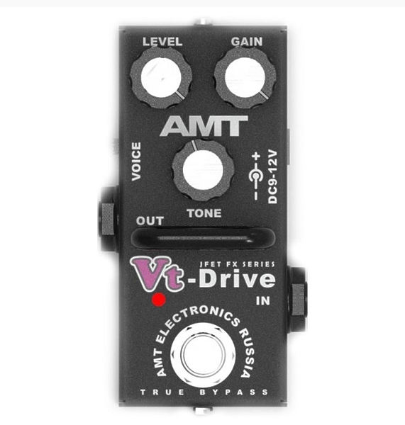 Педаль эффектов AMT Electronics VtD-2 Vt-Drive mini артикул 292762Si-1