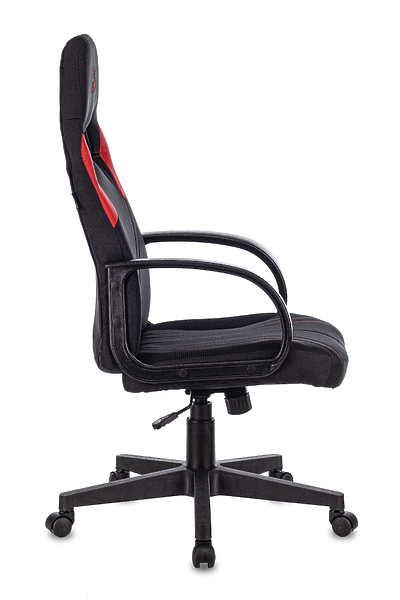 Кресло Zombie RUNNER RED (Game chair RUNNER black/red textile/eco.leather cross plastic) артикул 263229Si-1 фото 4