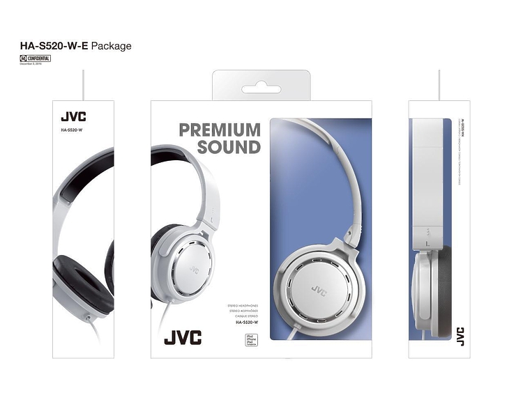 Наушники JVC HA-S520-W-E артикул 189217Si-1 фото 4