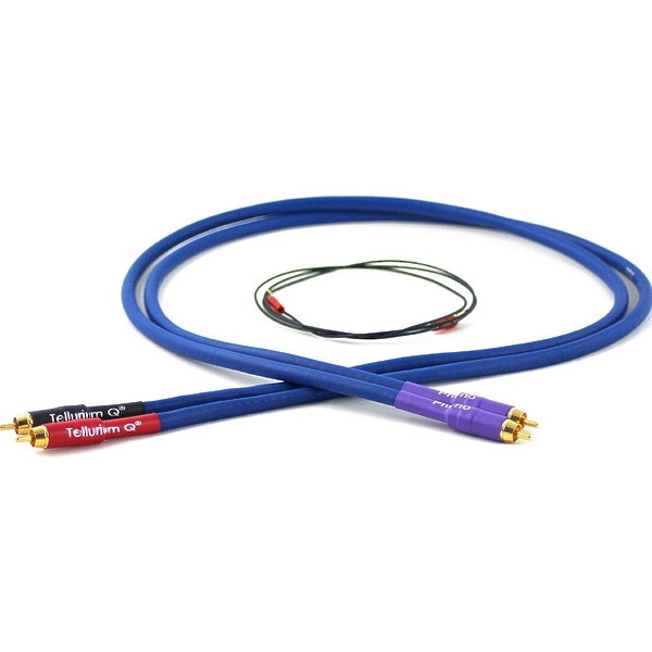 Кабель межблочный аудио Tellurium Q Blue Phono RCA 3.0m артикул 189417Si-1