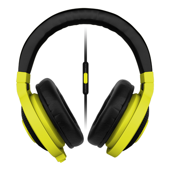 Наушники Razer Kraken Mobile Neon yellow артикул 135369Si-1 фото 5