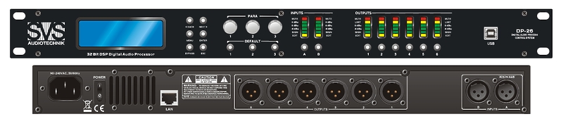 Цифровой процессор SVS Audiotechnik DP-26 артикул 260986Si-1