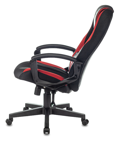 Кресло Zombie 9 RED (Game chair 9 black/red textile/eco.leather cross plastic) артикул 263355Si-1 фото 7