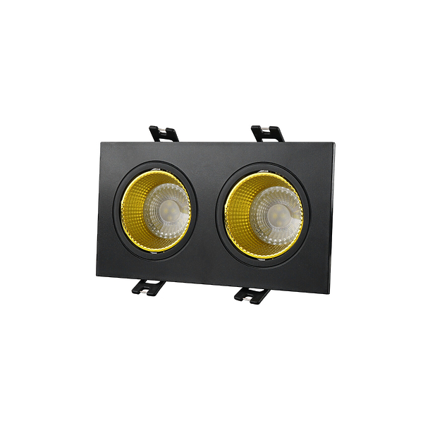 Светильник встраиваемый Denkirs DK3072-BK+YE (Black Yellow) артикул 270634Si-1