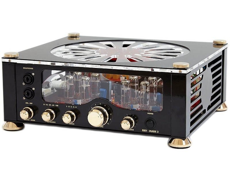 Усилитель для наушников AUDIO VALVE RKV MkIII black/gold артикул 145251Si-1