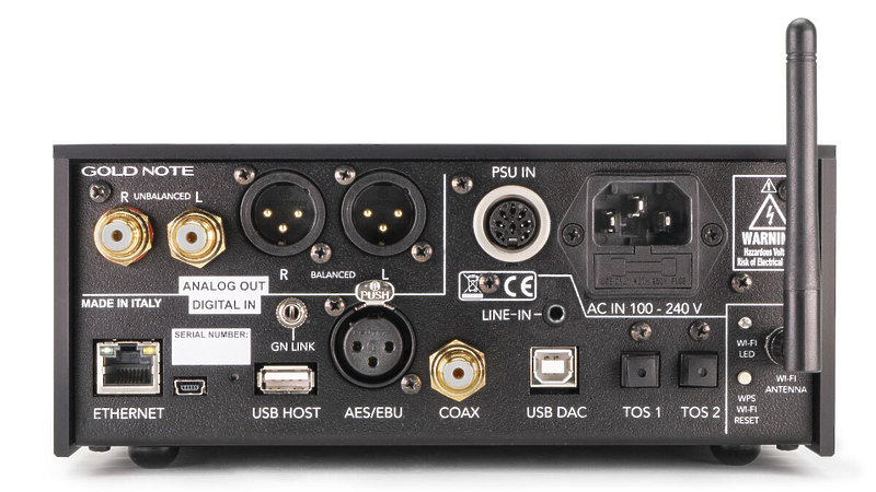 Стример/Усилитель для наушников Gold Note DS-10 Plus Black артикул 231562Si-1 фото 4