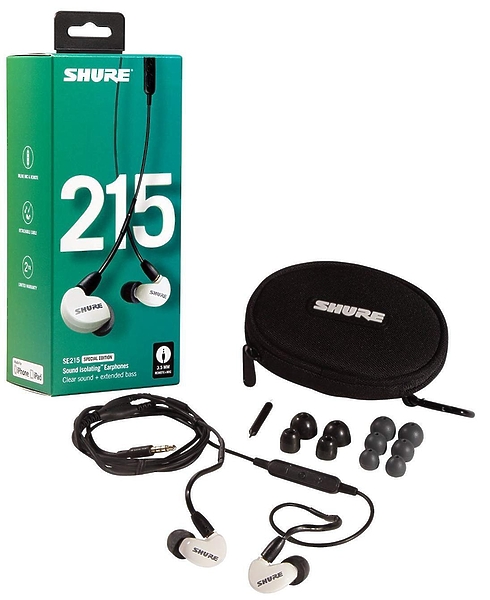 Наушники Shure SE215SPE-W-UNI-EFS артикул 180106Si-1 фото 7