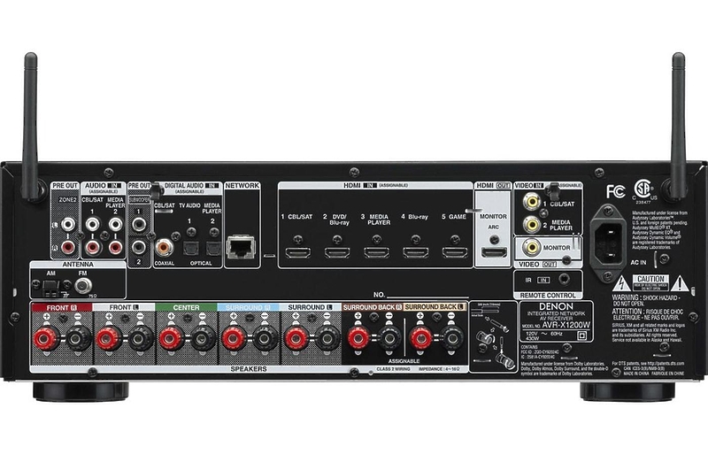 AV ресивер Denon AVR-X1200W артикул 126536Si-1 фото 3