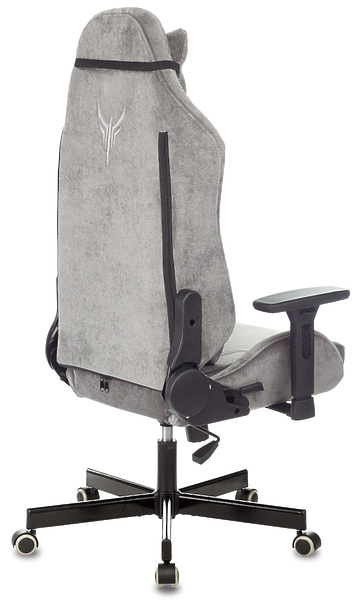 Кресло Knight N1 GREY (Game chair Knight N1 Fabric grey Light-19 headrest cross metal) артикул 263338Si-1 фото 12