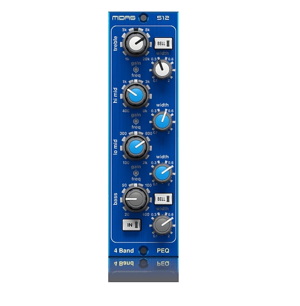 Эквалайзер MIDAS PARAMETRIC EQUALISER 512 V2 артикул 287957Si-1 фото 3