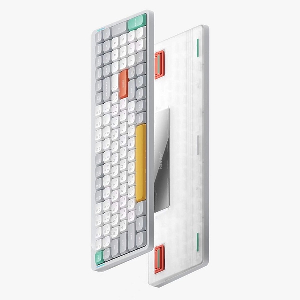 Беспроводная механическая клавиатура QMK Nuphy AIR96v2 Ionic White, RGB, Hot Swap, Aloe Switch артикул 328628Si-1 фото 4