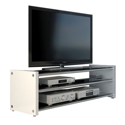 Подставка под ТВ и HI-FI Schroers Kadmos 2 wood white артикул 111288Si-1