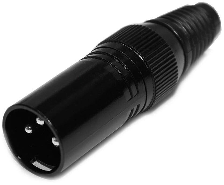 Разъем Black Rhodium XLR plug black, Male артикул 247110Si-1