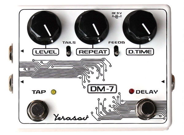 Педаль эффектов YERASOV DM-7 Tap Delay артикул 320976Si-1