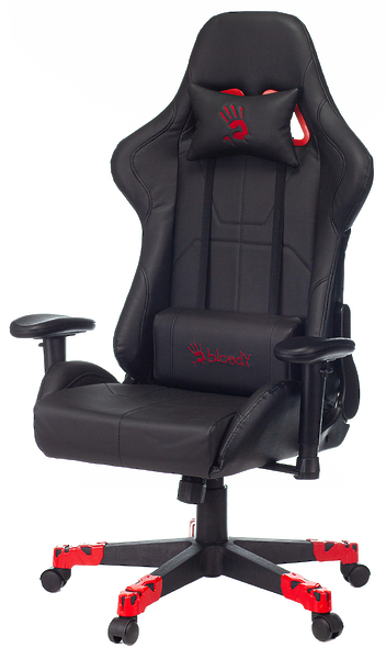 Кресло A4Tech BLOODY GC-550 (Game chair Bloody GC-550 black eco.leather cross) артикул 263445Si-1 фото 13