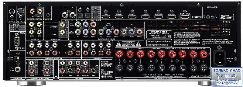 AV Ресивер Marantz SR 6005 black артикул 385134FV-1 фото 4