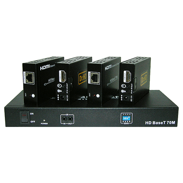 HDMI делитель 1x4 с удлинением по UTP / Dr.HD SP 144 BT 70 артикул 143220Si-1