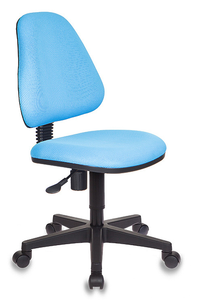 Кресло Бюрократ KD-4/TW-55 (Children chair KD-4 blue TW-55 cross plastic) артикул 263364Si-1