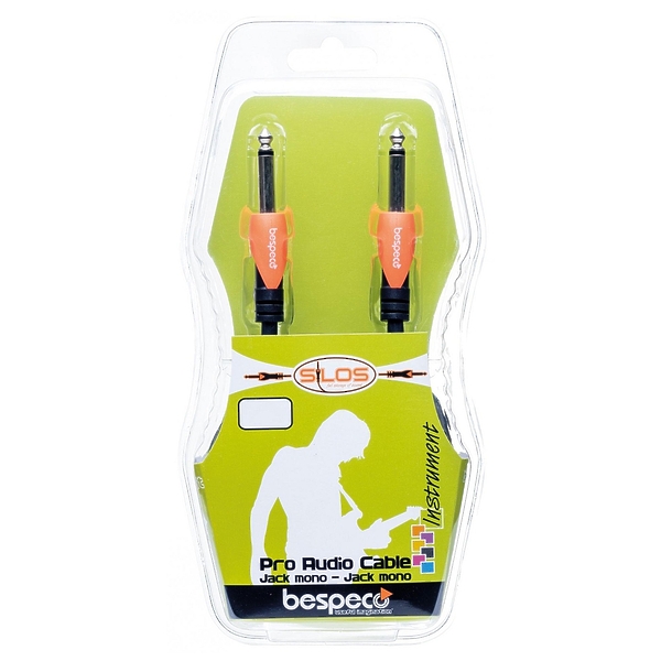 Кабель гитарный Bespeco SLJJ300 3 m артикул 300041Si-1 фото 3