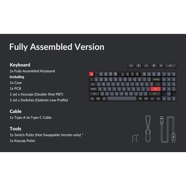 Беспроводная клавиатура Keychron K13 Pro, Gateron Blue Switch артикул 314920Si-1 фото 8