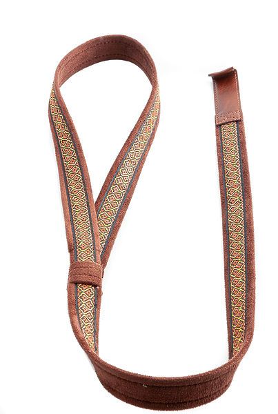 Ремень для гитары RightOn Straps Classical Hook Havana Brown артикул 331668Si-1
